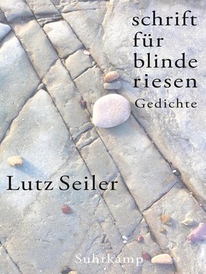 cover image of schrift für blinde riesen